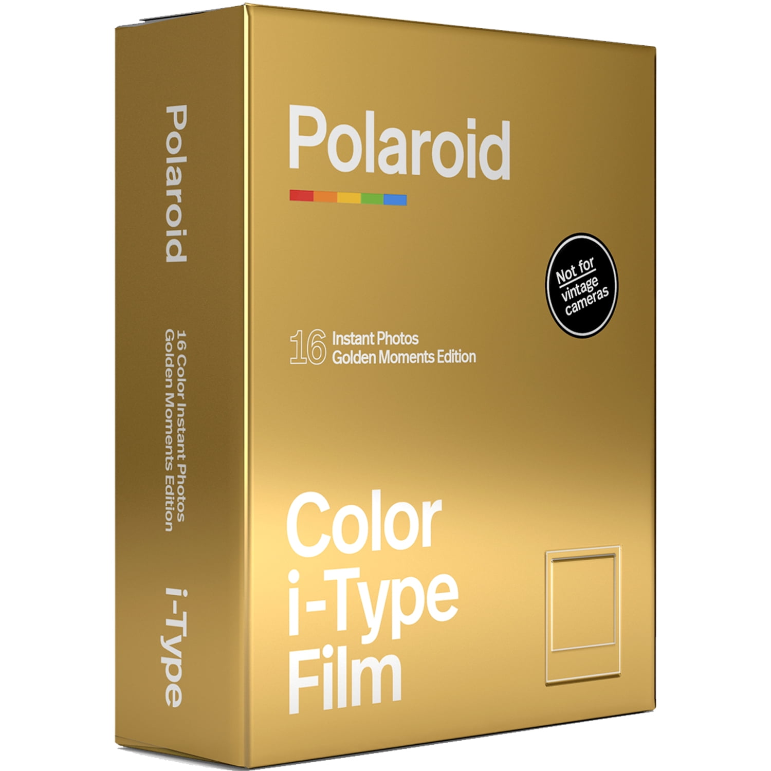 Figuur Inloggegevens helpen Polaroid Color Film for I-Type-Golden Moments Edition - Double Pack (16  Sheets) + Album + Cloth - Walmart.com
