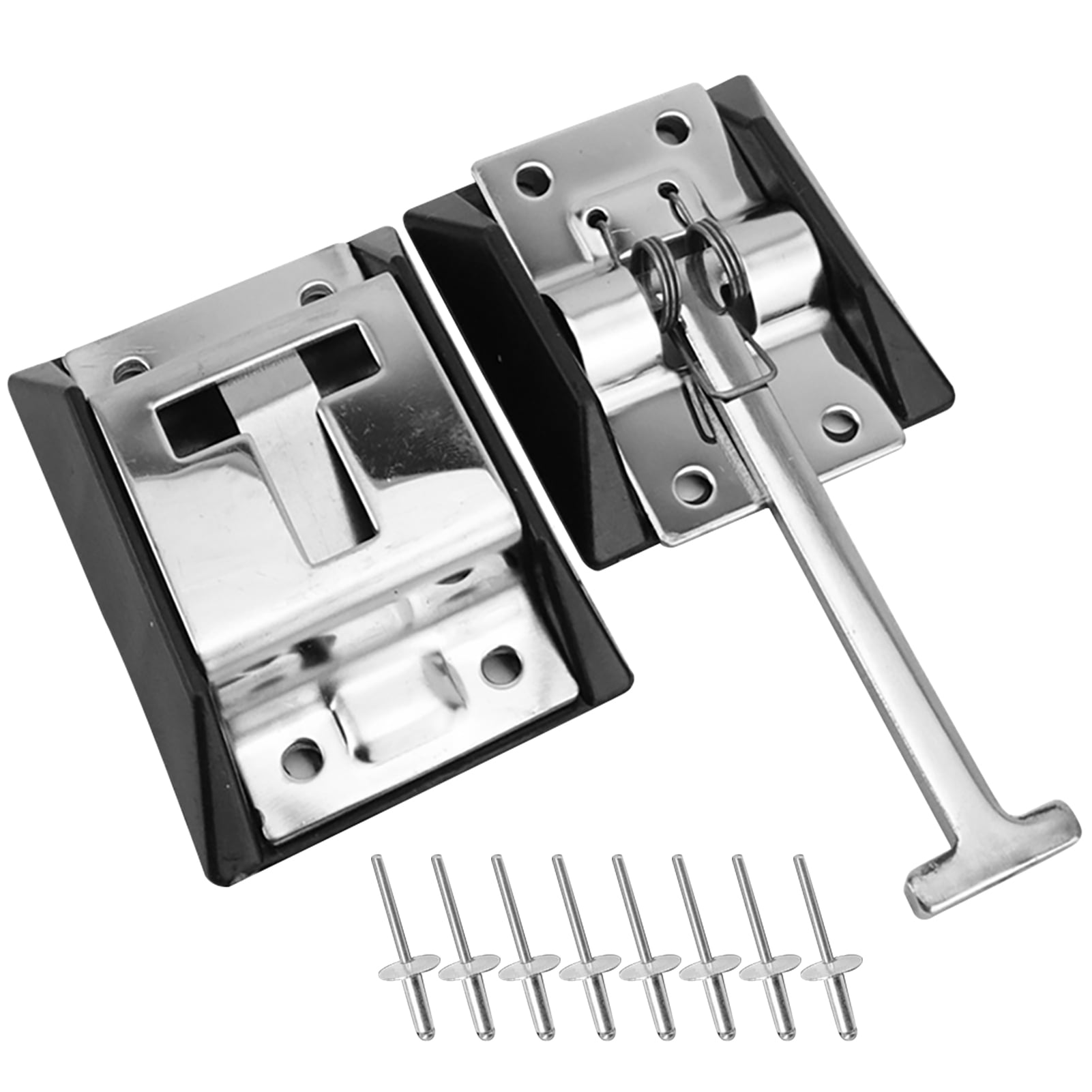 Ekeka Free Shipping RV Door Holder Stainless Steel Camper Trailer Durable Cargo Latch With