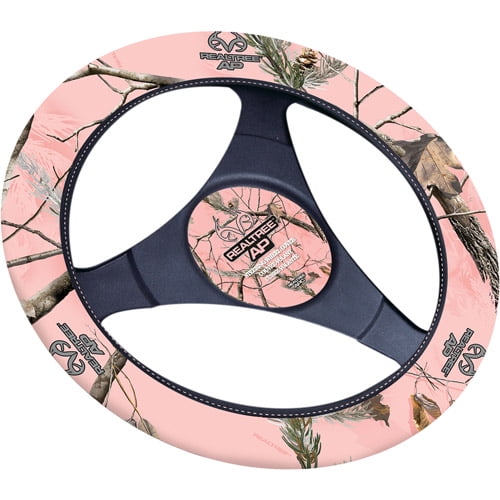 Realtree Pink Camouflage Neoprene Steering Wheel Cover
