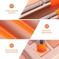 thumbnail image 6 of 20pcs Makeup Brush Set for Beginners and Experts Concealer Lipliner Face Eye Makeup Brushes Achieve Your Desired Look, 6 of 18