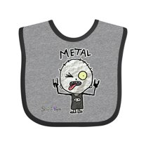 Inktastic Metal Face Boys or Girls Baby Bib