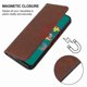 thumbnail image 5 of Funda de piel para Infinix Hot 11 X662, marrón, 5 of 5