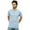 Sky Blue, variant on Atasi Men's Short White Kurta Cotton Casual T-Shirt Ethnic Tunic-Small