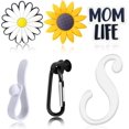 thumbnail image 1 of shiyou-6pcs Letter Charms for Bogg Bag Accessories, Alphabet Lettering Accessories Charms Compatible with Bogg Bag Original All Models,Insert Decorative Letter for Handbag Beach Tote Bag, 1 of 4