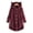 Red, variant on European and American button hooded cat ears plush top
