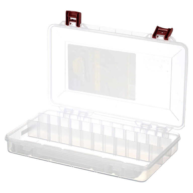Plano ProLatch Stowaway Large Clear Organizer Tackle Box - Pack of 2 Plano ProLatch Stowaway Large Clear Organizer Tackle Box - Pack of 2