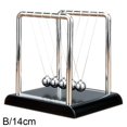 thumbnail image 1 of Newtons Cradle Balance Balls Desktop Toy Physics Science, 1 of 7