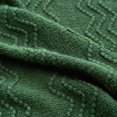 thumbnail image 4 of Manta MIULEE 127x152 cm con borlas de punto verde oscuro, 4 of 8