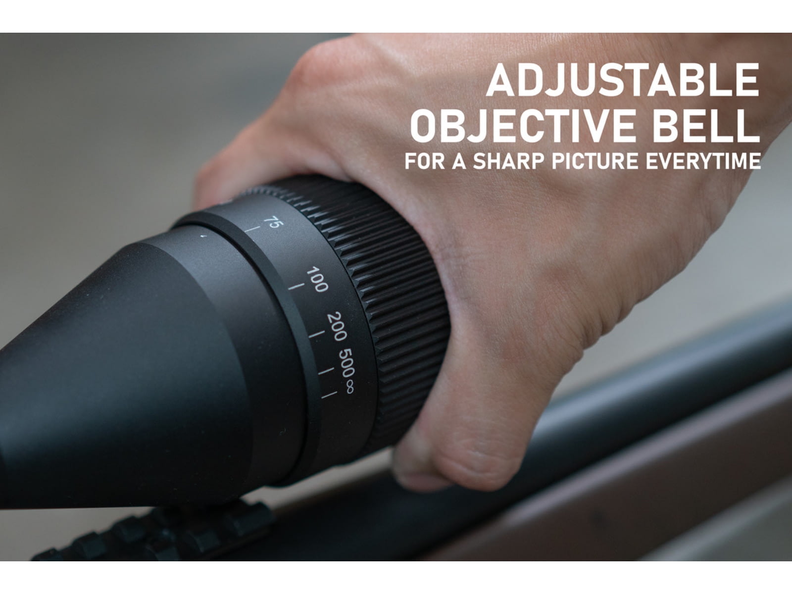 Monstrum Guardian 4-9x50mm w/ Parallax Adjustment AO Rifle Scope, 1in Tube, Second Focal Plane, Black