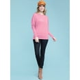 thumbnail image 4 of Made by Johnny Women's Batwing Long Sleeve Top XL PINK, 4 of 6