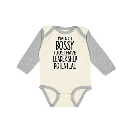 

Inktastic Leadership Potential Gift Baby Boy or Baby Girl Long Sleeve Bodysuit