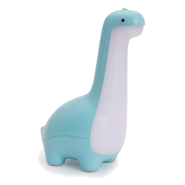 Moyic Luz nocturna ABS para niños, reemplazo portátil con forma de Animal bonito, 800mAh, 3,7 V, 3W, lámpara LED de ambiente para Iluminación y accesorios Azul