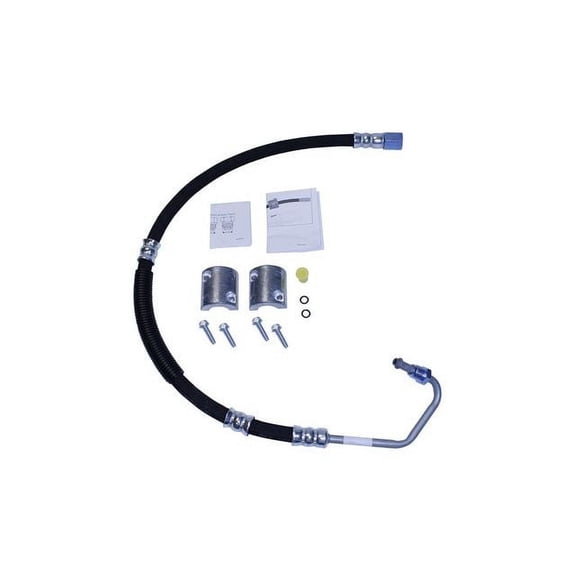 Pump To Hydroboost Power Steering Pressure Line Hose Assembly - Compatible with 2003 - 2008 Dodge Ram 2500 RWD 2004 2005 2006 2007