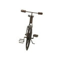 thumbnail image 6 of 14" x 10" Brown Metal Bike Sculpture, by DecMode, 6 of 9