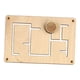thumbnail image 5 of Tablero de trabajo Montessori, Material DIY, juguetes de educación temprana, material didáctico, juguete de viaje de madera, portátil para regalos de Laberinto, 5 of 9