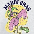 thumbnail image 3 of CafePress - Mardi Gras Flamingo Sweatshirt - Kids Sweatshirt, Youth Crew Neck Sweatshirt, 3 of 4