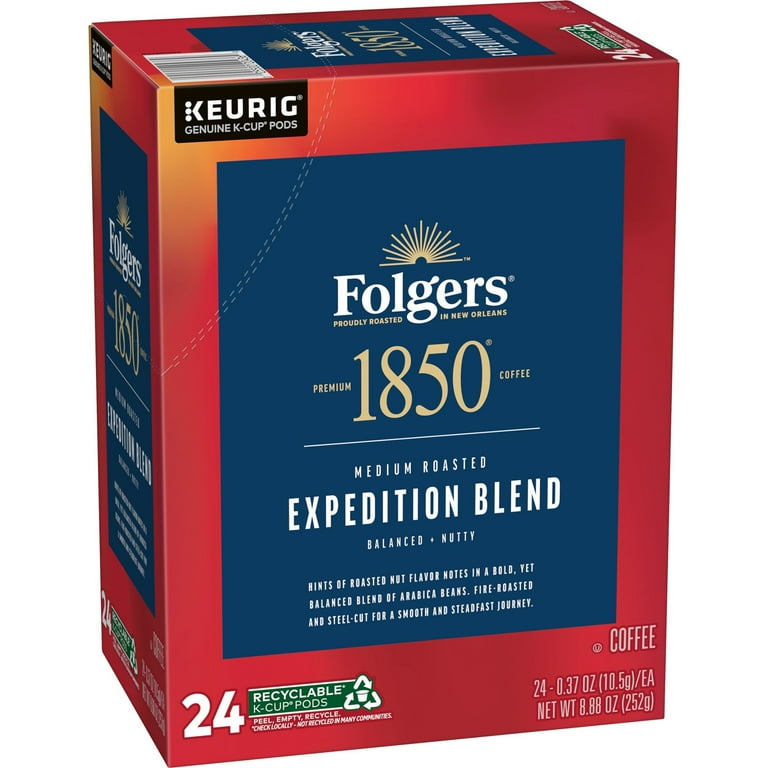 1850 Expedition Pioneer Blend, Medium Roast Coffee, Keurig K Cup