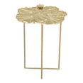 thumbnail image 3 of Mesa auxiliar Zuo Lotus Gold Iron 42x41x54 cm para interiores, 3 of 9