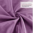 thumbnail image 6 of Nestl Velvet Throw Pillow Covers Solid Square Soft Decorative Pillow Cover for Sofa, 20" x 20", Lavender Dream, Pack of 4, 6 of 8