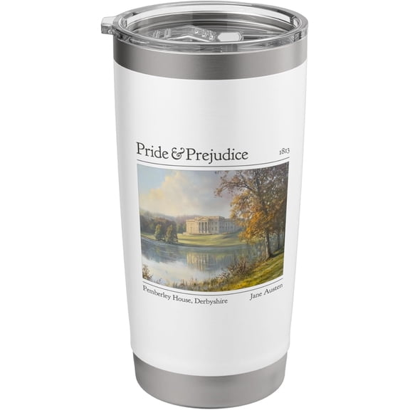Jane Austen Pemberley 250th Anniversary Pride And Prejudice Stainless Steel Insulated Tumbler