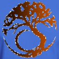 thumbnail image 3 of CafePress - Tree Circle Art 2 Black T Shirt - Men's Classic Graphic Cotton T-Shirt, 3 of 4