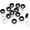 Black, variant on 100pack 3/16" ID Colored Eyelets Grommets with Washers 5mm Aluminium Eyelet for DIY Craft, Shoes, Bead Cores, Clothes, Leather, Canvas (Black)
