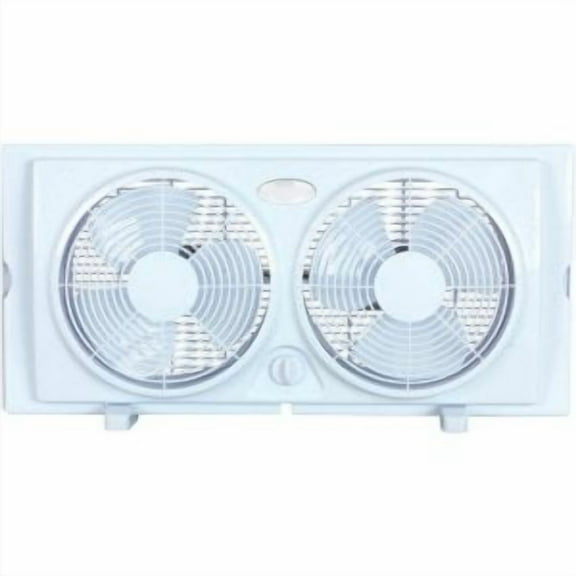 Optimus F-5280 Powerful 2 Speed Versatile 7 Inch Cool Air Home Twin Window Fan