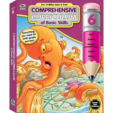 Thinking Kids Comprehensive Curriculum of Basic Skills Workbook (544) Grade 6