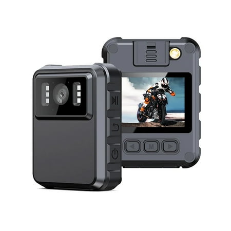 Body Mounted Camera 1080P DVR Video Security BodyCam IR Night Vision Wearable Mini Camcorders Law Enforcement 10Hours Recording Ultra HD