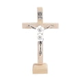 thumbnail image 1 of Escultura de escritorio de madera maciza, para decoración del escritorio en casa o en la iglesia, ideal como regalo, 1 of 6
