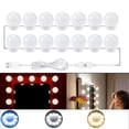 thumbnail image 4 of HILABEE Led Vanity Mirror Light, Diy Lighting Fixtures, Inserted Into The Bathroom Wall 14 Heads Dimmable, 4 of 9