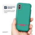 thumbnail image 2 of iPhone XS Max Protective Case, Military Grade Rugged Protection (Rebel) Teal, 2 of 6