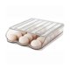 thumbnail image 1 of 1 Layer Automatically Rolling Egg Storage Container ,capacity Egg Organizer For Fridge With Lid, 1 of 5