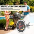 thumbnail image 2 of BBQ Grill Temperature Gauge, Barbecue Charcoal Grill Smoker Temperature Gauge Pit BBQ Pizza Oven Th, 2 of 5