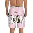thumbnail image 2 of Yiaed Cute Cats for Men's Soft Sleep Pajama Short Lounging Pajama Shorts-Small, 2 of 8