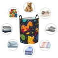 thumbnail image 3 of Lsque Dinosaurs in Space pattern Laundry Hamper Basket, Tall Woven Rope Hamper Basket for Clothes, Lightweight Storage Basket, Collapsible Waterproof-Medium, 3 of 8