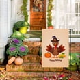 thumbnail image 3 of Thanksgiving Fall House Flag Happy Thanskgiving Versatile Garden Flags for Outdoor Double Side Cute Turkey Thanksgiving Day Garden Flags for Front Door House Farmhouse Lawn Yard (28x40 Inches), 3 of 6
