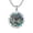 Raphael abalone, variant on St. Christopher Saint Necklace 925 Sterling Silver Patron Amulet Jewelry for Men Women