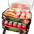 thumbnail image 5 of Christmas Double Layered Insulated Refrigerated Lunch Bag with Large Capacity - Hand Carry Meal Bag - 7.1x11.4x16.1 Inches, 5 of 6