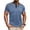 Light Blue01, variant on Dwelliawo Mens Short Sleeve Shirts Henley Short Sleeve Shirts Casual Comfortable Tees Summer Classic Tshirt Button Down Stand Collar Shirt with Pocket Green 3XL