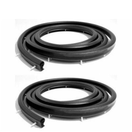 Door Weatherstrip Rubber Seals Pair Set Kit For 1974-1997 Dodge Full Size