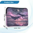 thumbnail image 3 of Laptop Bag Briefcases Computer Inner Bags Computer Bags Laptop Sleeves Work Travel School Bag16inch Magical Illustration Of Two Whales, 3 of 8