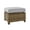 Gray and Brown, variant on Crosley Furniture Bradenton 25"Fabric Outdoor Ottoman in Sand/Brown