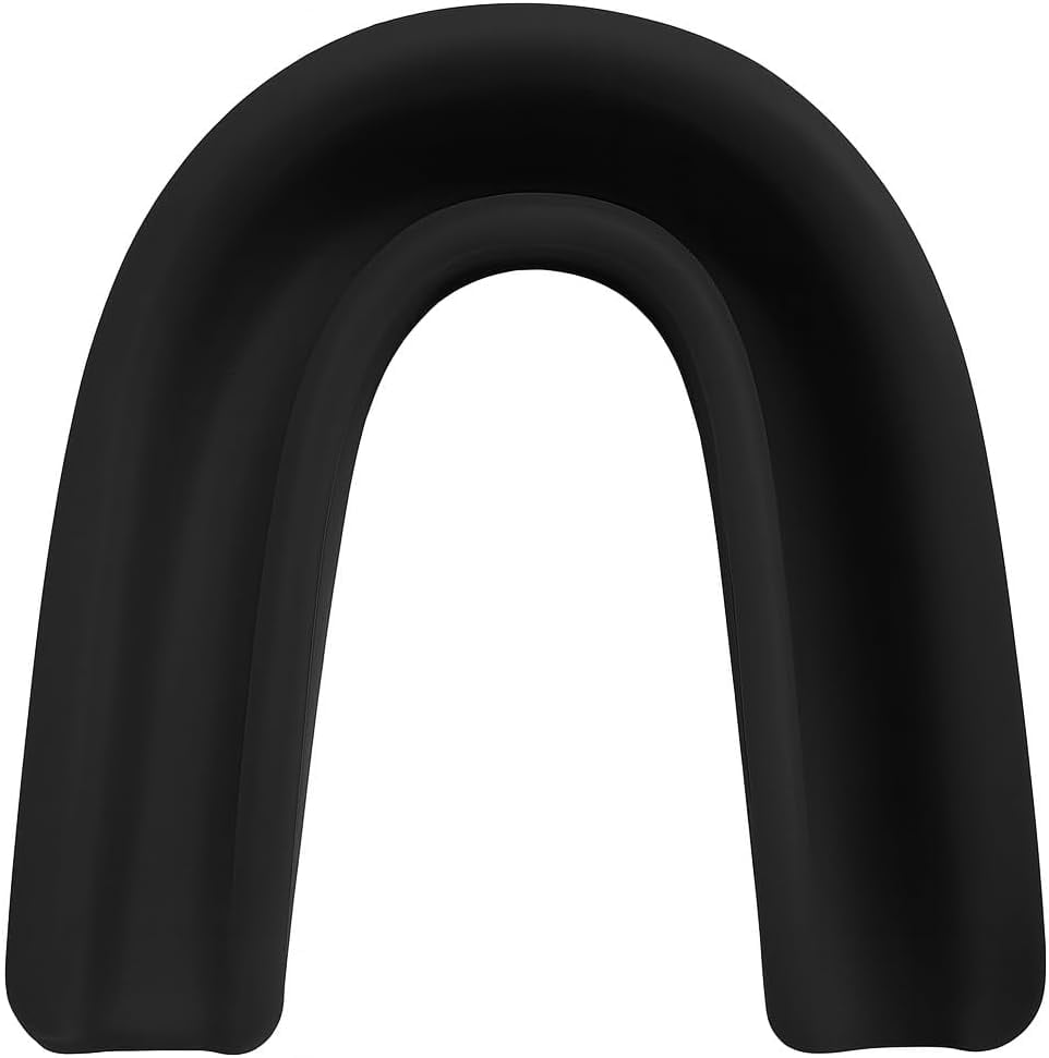 Breathable Boil Bite Mouth Guards, Super Tough MMA Mouthpiece for Boxing, Wrestling Mouthguard - Combat Sports Mouthpiece in Black, Pack of 100