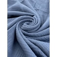 thumbnail image 4 of Minerva Textured Cotton Double Gauze Fabric Denim Blue - per yard, 4 of 6