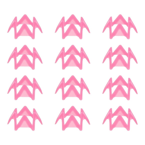 Uxcell 12Pcs Plastic Golf Tees, 0.8" Golf Simulator Tee Golf Practice Tee, Pink