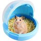 thumbnail image 1 of Jaula de viaje portátil para hámster, cueva para animales pequeños con botella de agua de 60 ml, 1 of 5