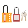 thumbnail image 2 of Candado de Seguridad, Bloqueo A PrueBa de Calor Tagout Hasp Sturdy Nylon ABS 4 Hoyos para Lugares A Prueba de Exploson, 2 of 7