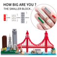 thumbnail image 2 of Jxrlmb Architecture Skyline Collection San Francisco 3574 Piezas Micro Mini Bloques Juego De Construcción Rompecabezas 3D Kit De Modelos Como Juguetes Presentes para Adultos Y Niños, 2 of 5