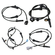 Guwzn 4pcs ABS Wheel Speed Sensor Front Rear Right & Left Compatible for Nissan Murano 2009-2012 AWD